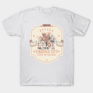 Virginia city Nevada wild west town T-Shirt